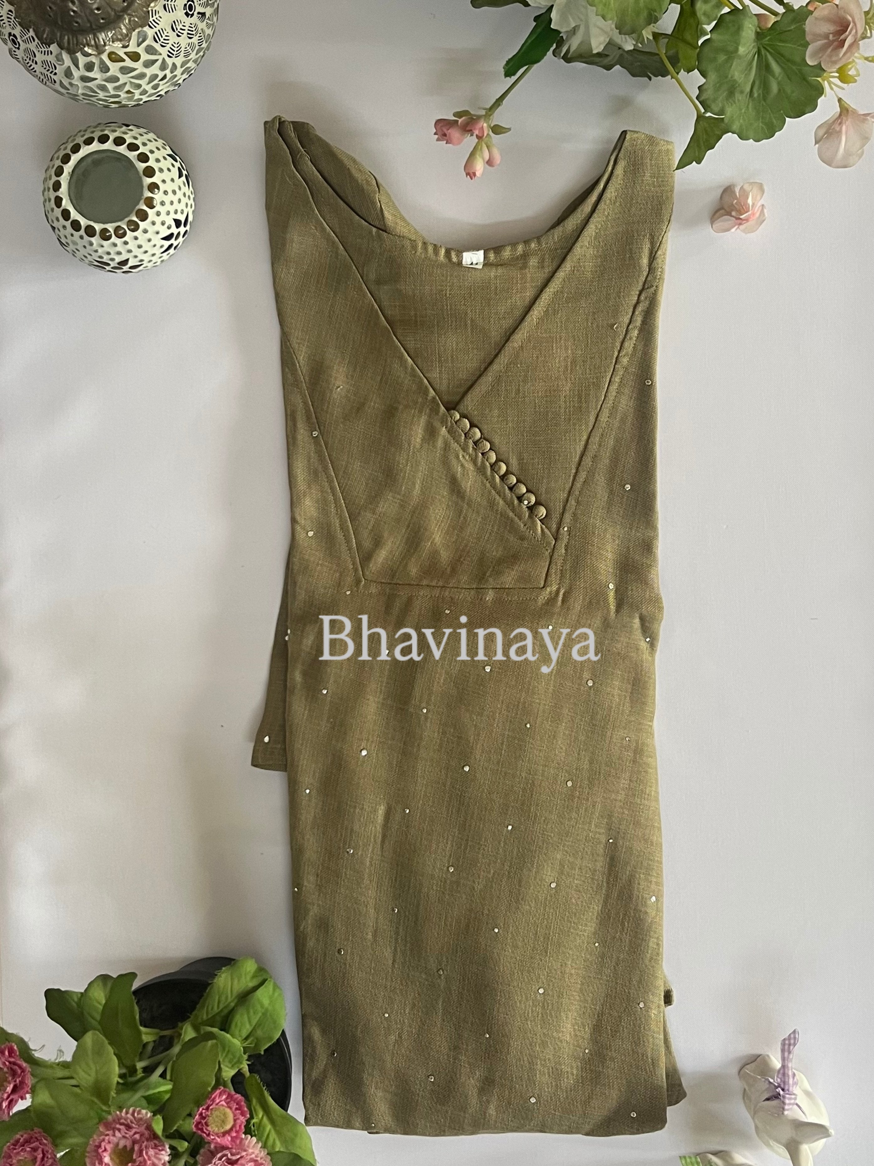 Sandal color A Line Kurthi