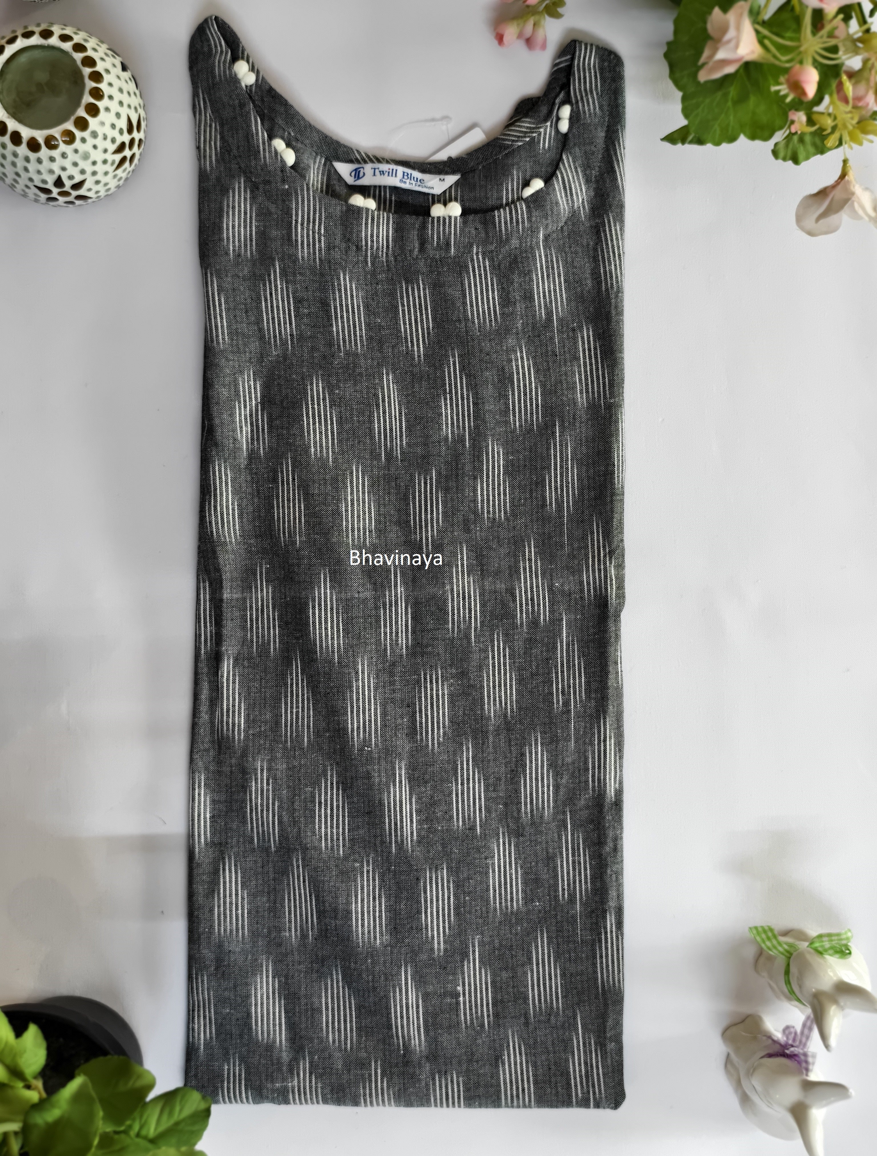Ikat handloom kurthi set (with pant)