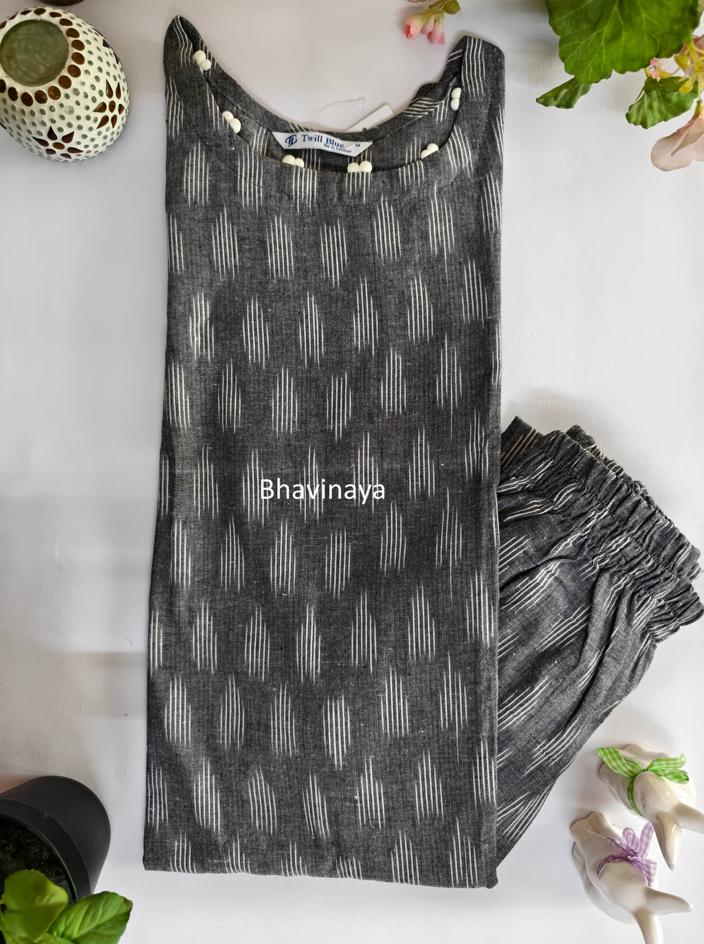 Ikat handloom kurthi set (with pant)