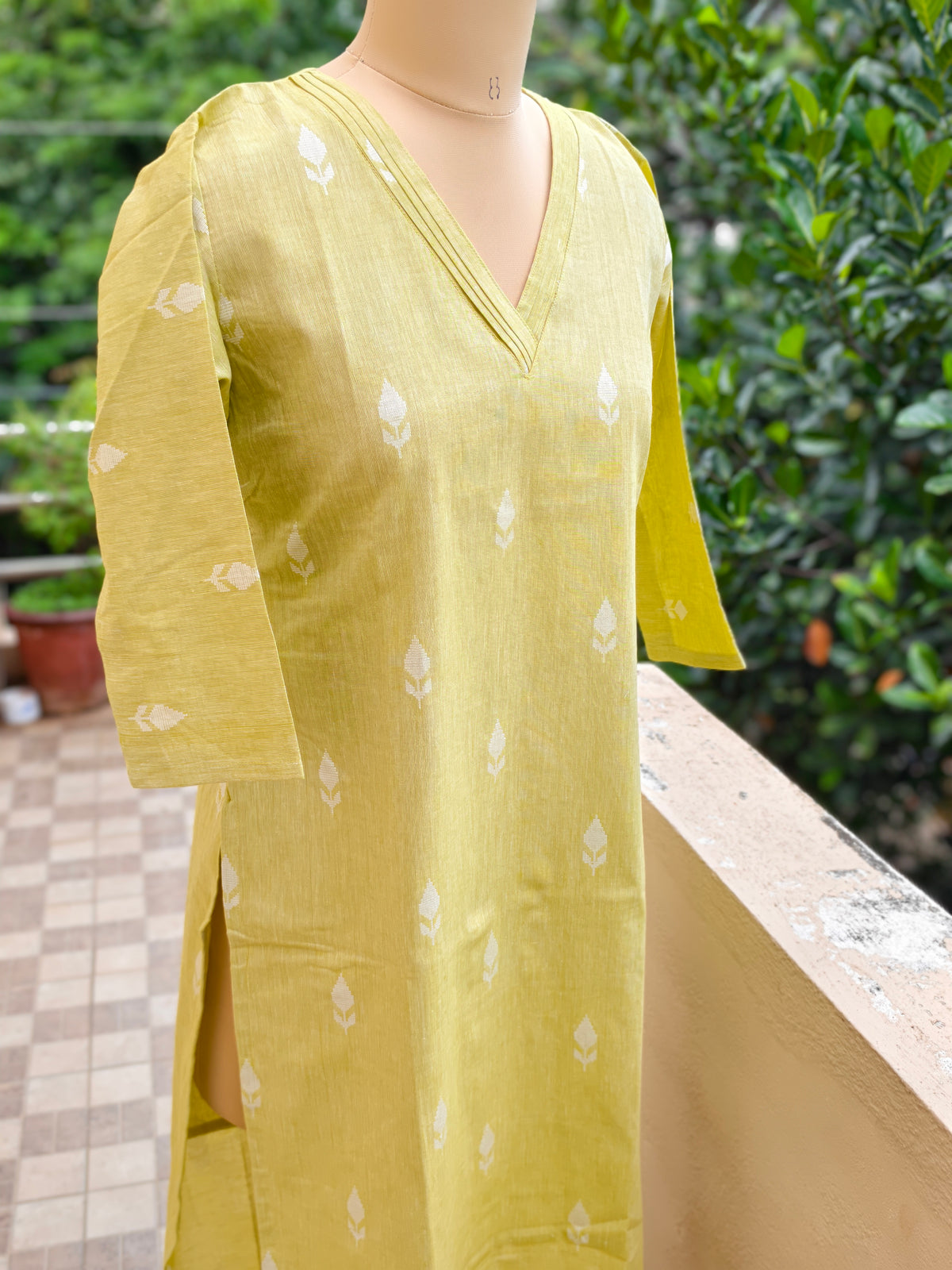 Lime Lure pure cotton kurti + pant 2Pcs