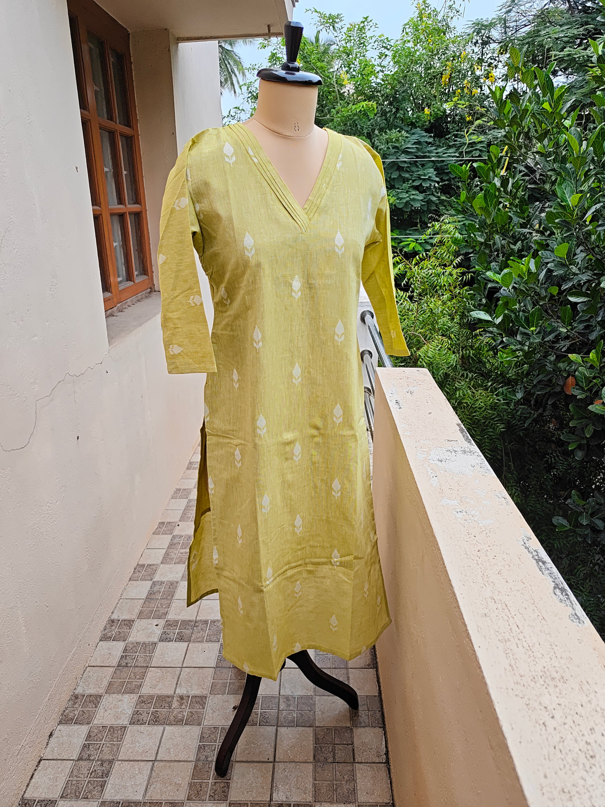 Lime Lure pure cotton kurti + pant 2Pcs