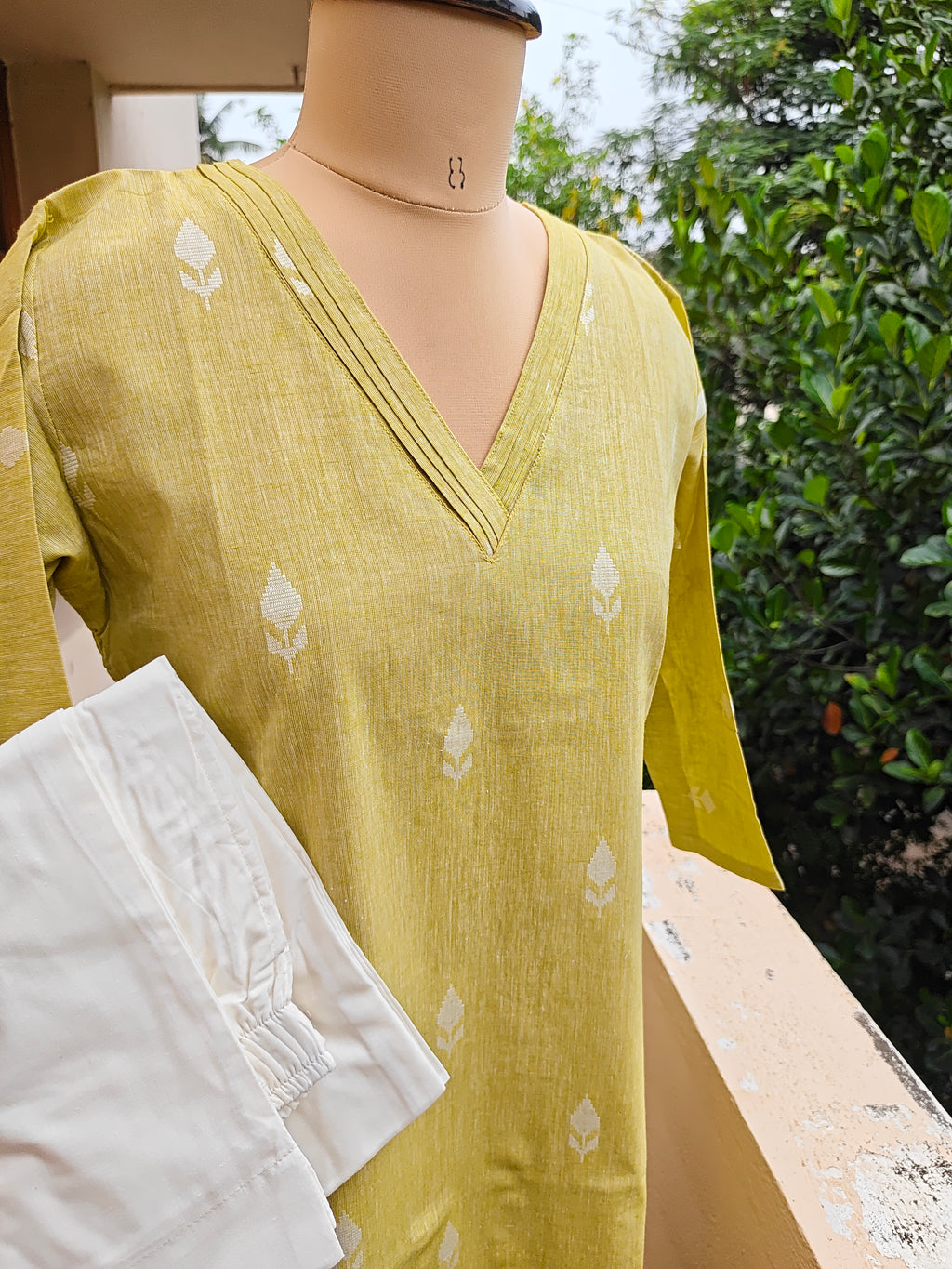 Lime Lure pure cotton kurti + pant 2Pcs