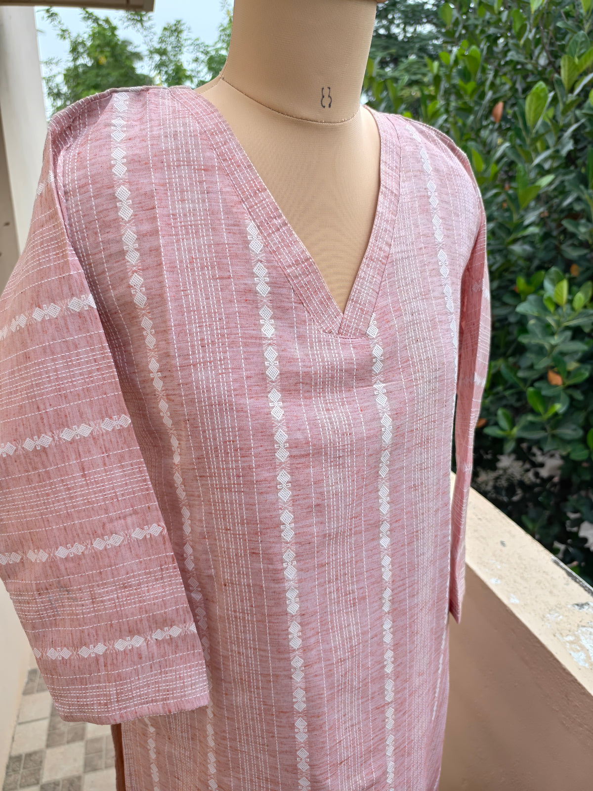 Pastel pink Kurti