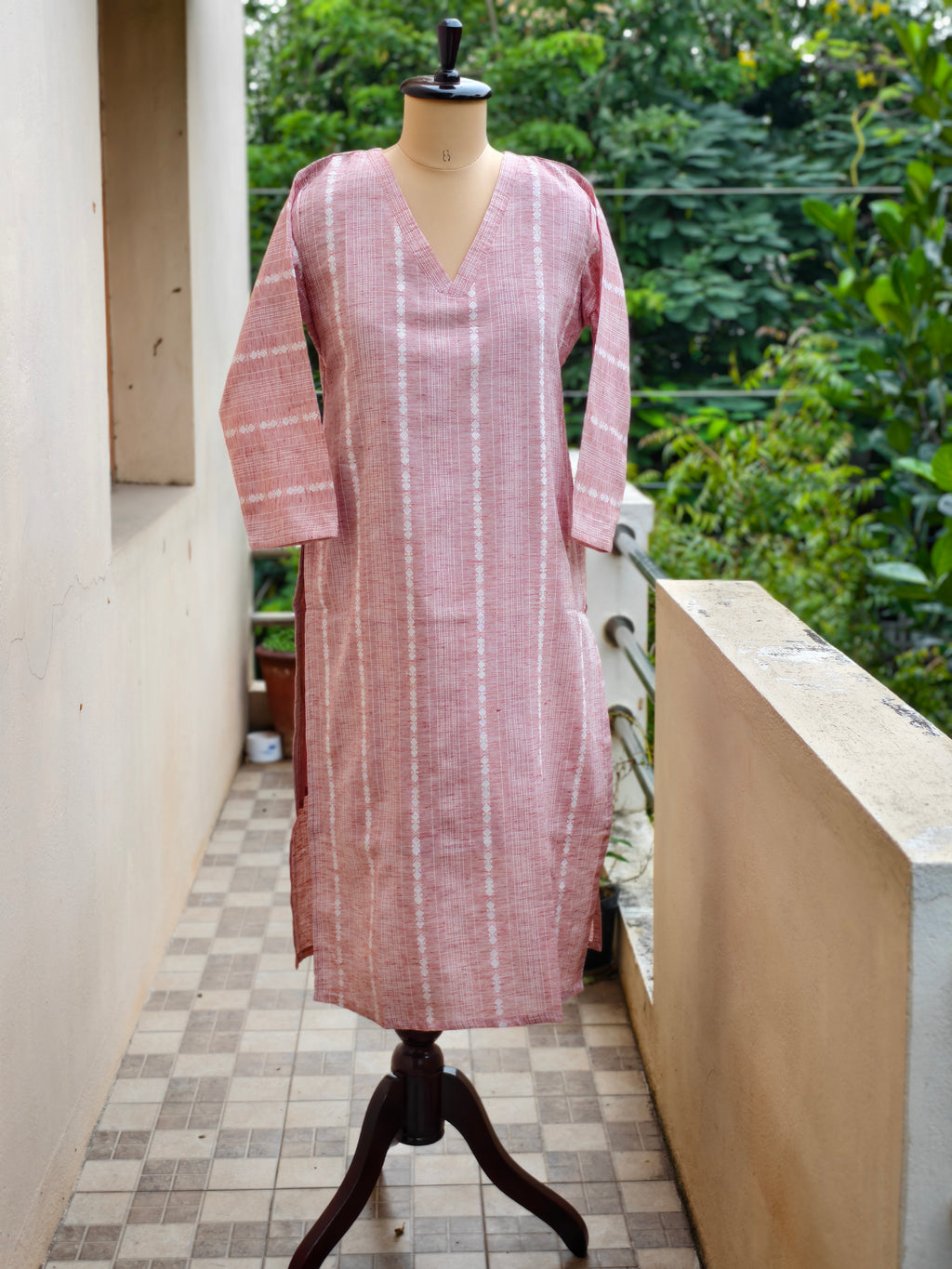 Pastel pink Kurti