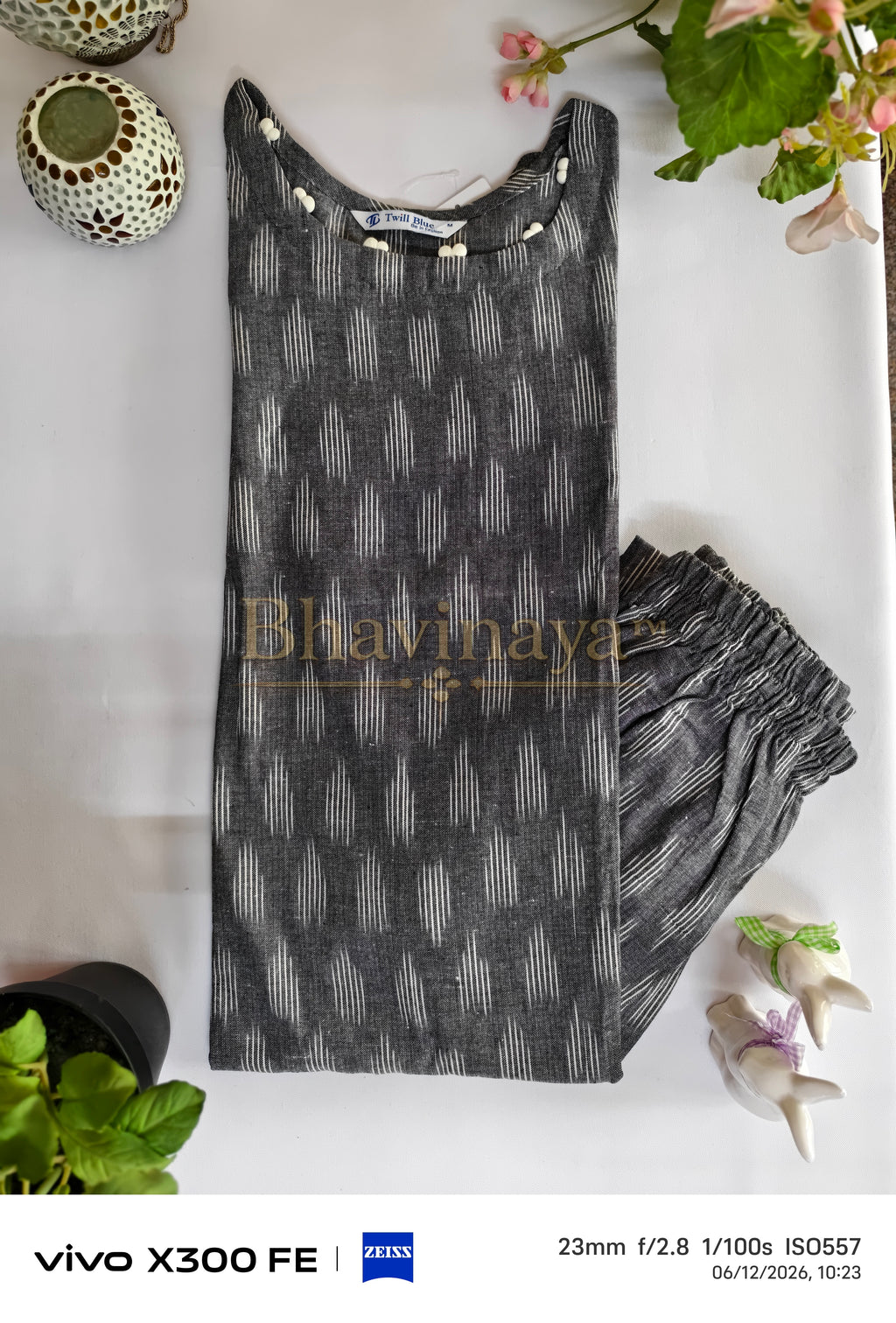 Ikat handloom kurthi set (with pant)