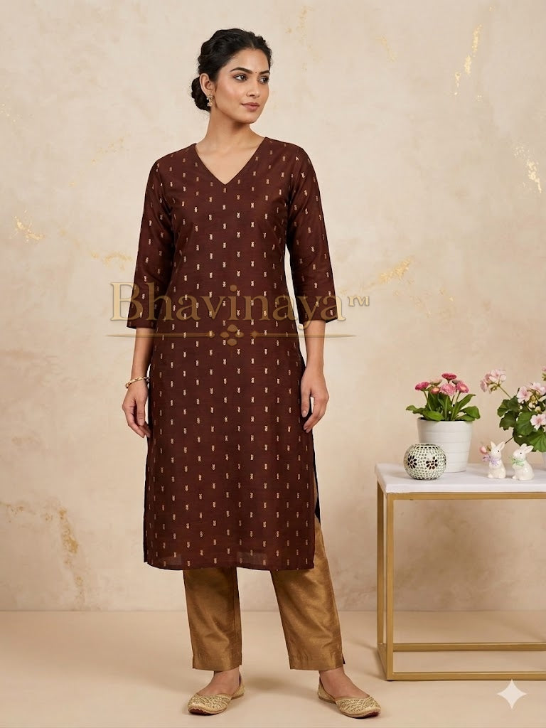 Banarasi cotton kurti