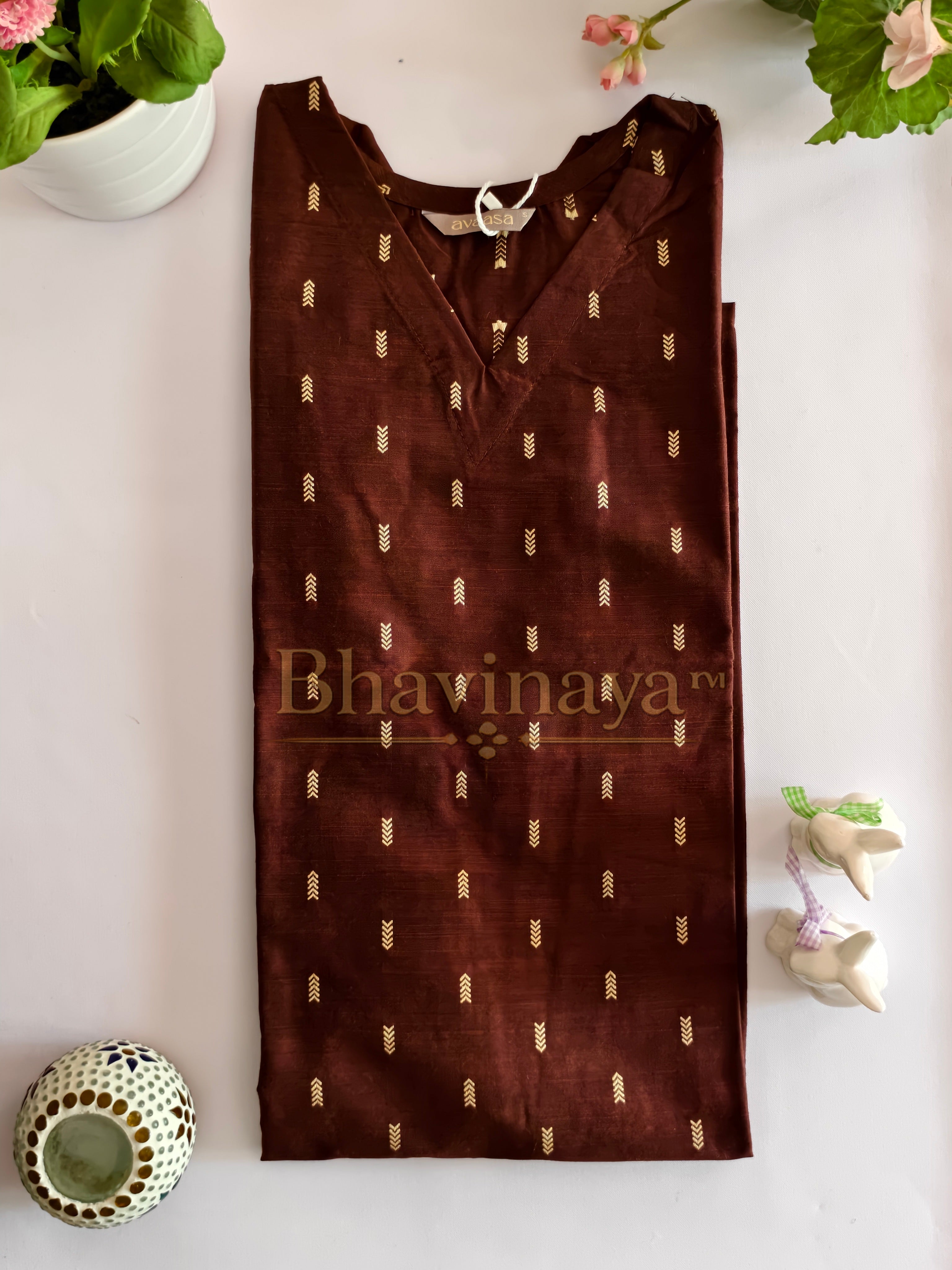 Banarasi cotton kurti