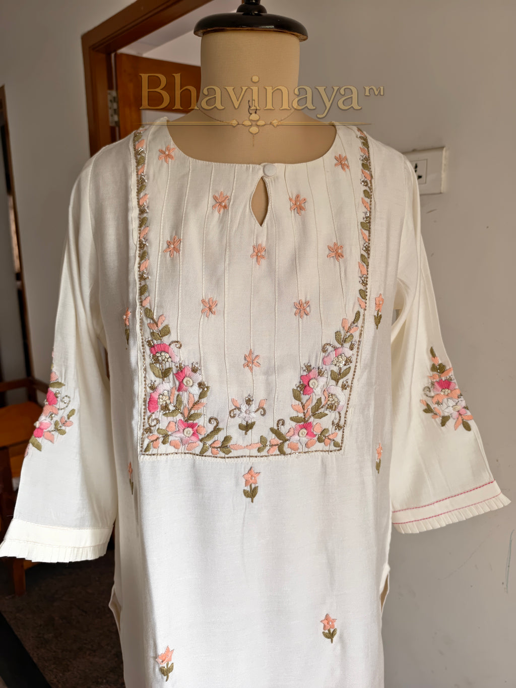 Hand embroidered cotton 3Pcs Salwar set